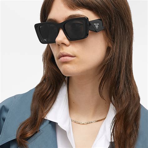 prada prada symbole pr 08ys black/dark grey 51/18/145 women sunglasses|Prada PR 08YS XS (51 .